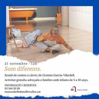 Som diferents, sessió de contes infantils al Museu.
