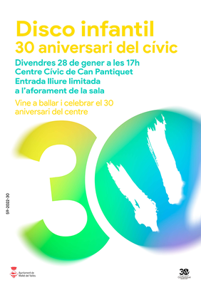 Disco infantil: 30 aniversari del Cívic.