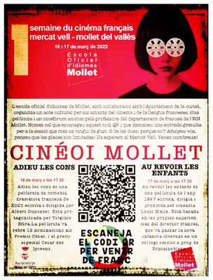 1a Setmana del Cinema en Francès a Mollet: "Adieu les cons".