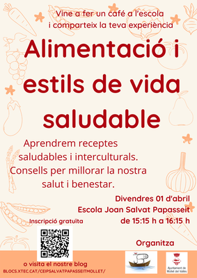 Xerrada: "Alimentació i estils de vida saludable".