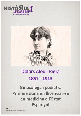 Història en Femení: Dolors Aleu.