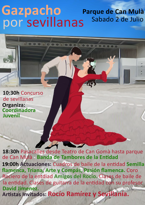 GAZPACHO POR SEVILLANAS.