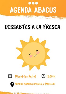Dissabtes a la fresca.