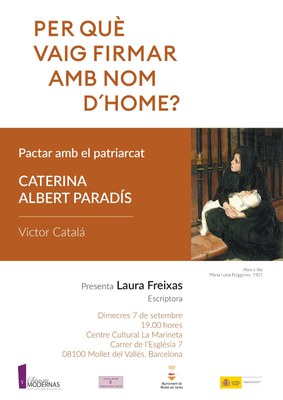 Per què vaig firmar amb nom d'home ? .