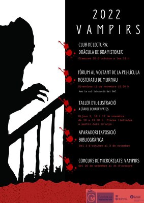 Club de lectura especial Vampirs: "Dràcula" de Bram Stoker.