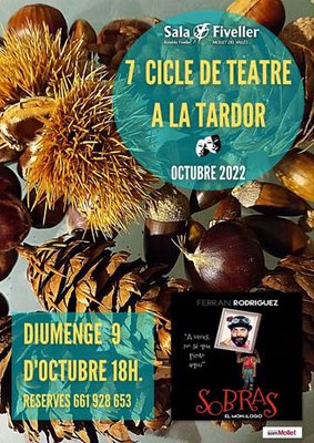 Cicle de Teatre a la Tardor; "Sobras".