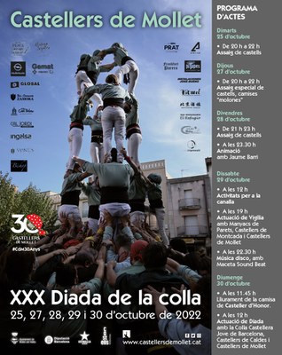 XXX Diada de la Colla Castellera: Assaig de Castells.