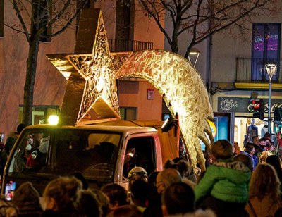 Llegada de SM los Reyes Magos de Oriente.