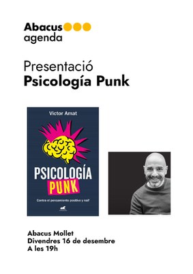 Presentació del llibre "Psicología Punk" amb el seu autor Victor Amat.