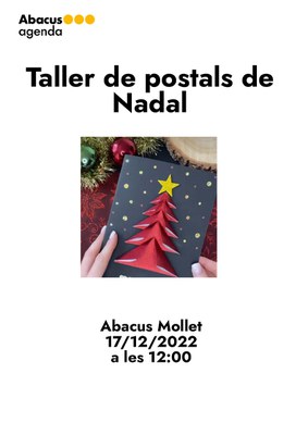 Taller de postals de Nadal.