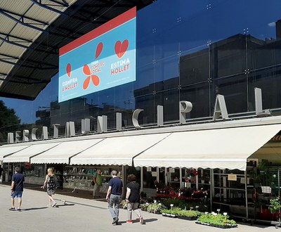 Fachada del Mercado Municipal.