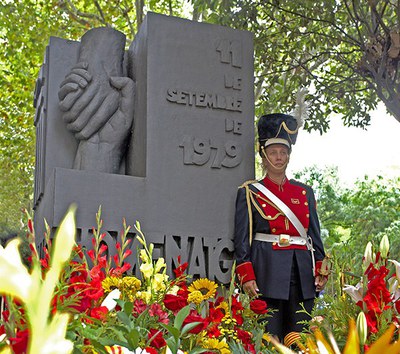 Celebración del Once de Septiembre, Día Nacional de Cataluña.