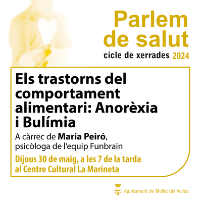 Charla sobre la Anorexia y la Bulimia.