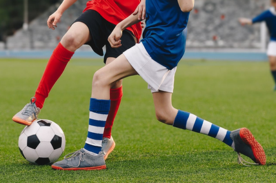 Partido de fútbol.
