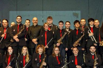 Banda de música de la Asociación Musical Pau Casals.