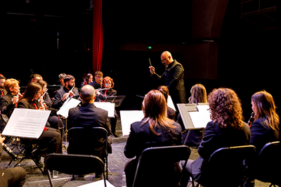 Banda de música de la Asociación Musical Pau Casals.