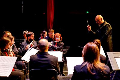 Banda de música de la Asociación Musical Pau Casals.