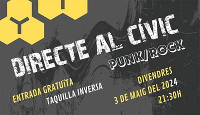 Directo al Cívico: Actuaciones de Flamsteed y Espejismos (Punk /Rock).