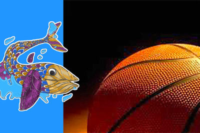 Pelota de baloncesto.
