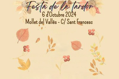 Imagen gráfica de la Fiesta del otoño.
