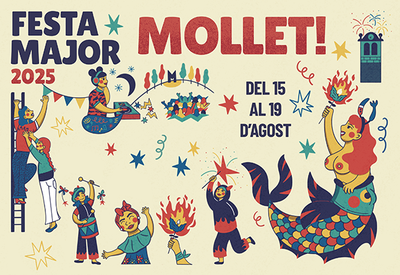 Imagen gráfica de la Fiesta Mayor 2025.