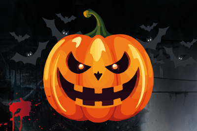 Calabaza de Halloween.