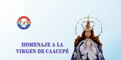 Imagen de la Virgen de Caacupé.