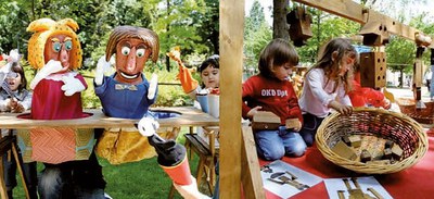 Instalación Cal Titella (Companyia Galiot Teatre).