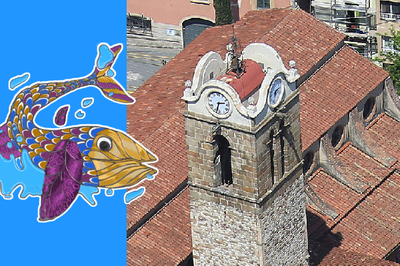 Campanario de la Iglesia de Sant Vicenç.