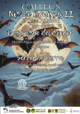 NOCHE DE BRUJAS II EN GALLECS: PASAJE DEL TERROR.