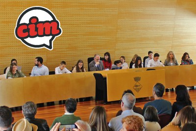 Pleno del Consell dels Infants de Mollet.