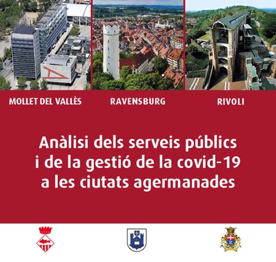 Presentación del libro "Análisis de los servicios públicos y de la gestión de la Covid-19 en las ciudades hermanadas de Mollet, Ravensburg y Rivoli".