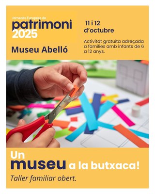 Taller familiar abierto: ¡Un museo en el bolsillo!.