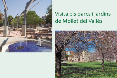 Visita los parques y jardines de Mollet del Vallès: La Rambla Unió, el Parque de los Colores, el Parque de Can Borrell y sus plazas internas.