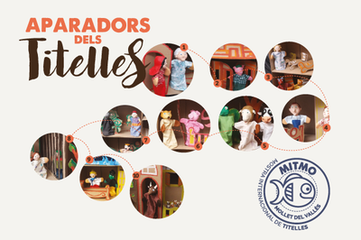 Imagen gráfica de los escaparates de los títeres.