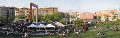 Èxit de públic al parc de les Pruneres per Sant Jordi.