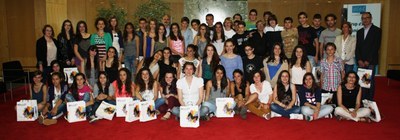 Alumnes francesos visiten Mollet en un intercanvi amb l’Institut Vicenç Plantada.