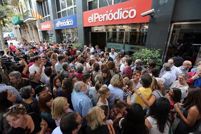 Monràs mostra el seu suport pel segrest del periodista Marc Marginedas.