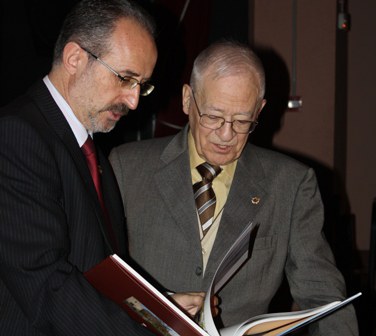 Suñé amb l'alcalde el dia de Sant Vicenç de l'any 2010