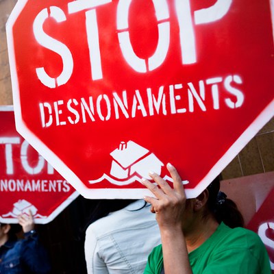 L'Ajuntament de Mollet atura un desnonament.