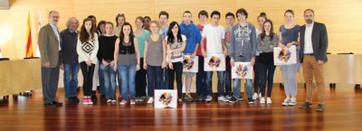 Una quinzena d'alumnes francesos visiten la ciutat en un intercanvi de llengües.