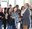 Els alumnes que han visitat l'Ajuntament amb l'alcalde i el regidor
