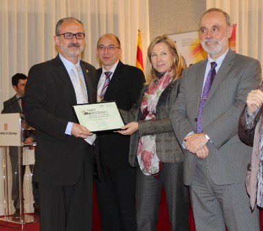 L'alcalde amb els regidors de Tecnologies de la Informació i de Comunicació