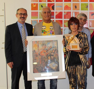 Recepció als propietaris del centenari Forn de Sant Vicenç.
