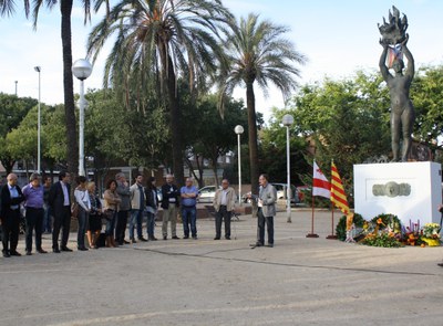 Commemoració del 74è aniversari de a mort de Lluís Companys.