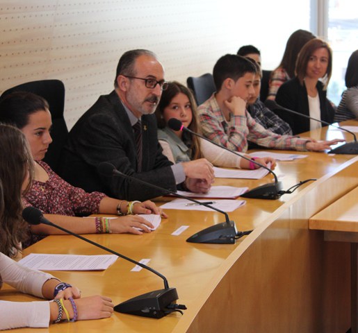 Les classes de 6è visiten l'Ajuntament