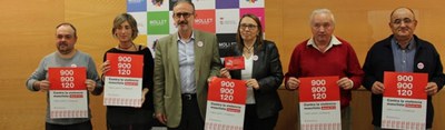 Ajuntament i comerços, junts contra la violència masclista .