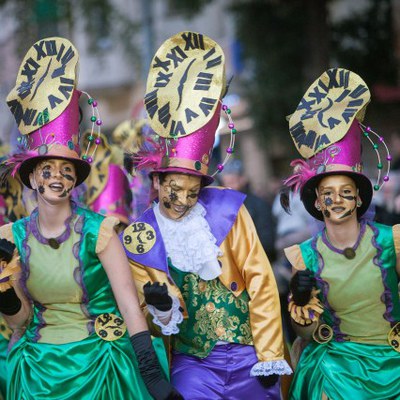 Rua de Carnaval multitudinària.