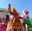 Cercavila del pregó de la Festa Major, amb la participació dels gegants