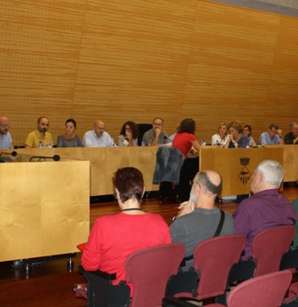 Dilluns, Ple a l'Ajuntament de Mollet.